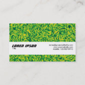 Textielband - Groene indruk Visitekaartje (Achterkant)