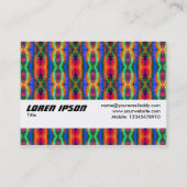 Textielband - Inter-Galactisch Tartan Visitekaartje (Achterkant)