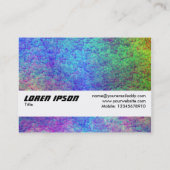 Textielband - kleurrijk zeebed II Visitekaartje (Achterkant)