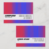 Textielband - Kleurstroom Visitekaartje (Voorkant / Achterkant)