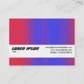 Textielband - Kleurstroom Visitekaartje (Achterkant)