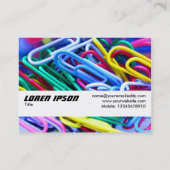 Textielband - Project Paperclip Visitekaartje (Achterkant)