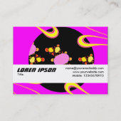 Textielband - Radio Ate the Video Star Visitekaartje (Achterkant)