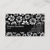 Textielband V2 - Bloemen Visitekaartje (Achterkant)