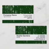 Textielband V2 - Donkere Bossen HC - Dk Forest Gre Visitekaartje (Voorkant / Achterkant)