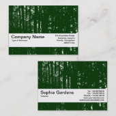 Textielband V2 - Donkere Bossen HC - Dk Forest Gre Visitekaartje (Voorkant / Achterkant)