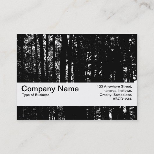 Textielband V2 - Donkere Bossen HC Visitekaartje (Voorkant)