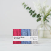 Textielband V2 - Donkere thread Visitekaartje (Staand voorkant)