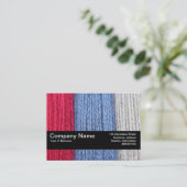 Textielband V2 - Donkere thread Visitekaartje (Staand voorkant)