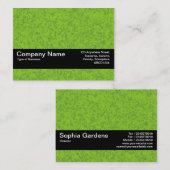 Textielband V2 - Groene marmer Visitekaartje (Voorkant / Achterkant)