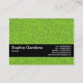 Textielband V2 - Groene marmer Visitekaartje (Achterkant)