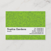 Textielband V2 - Groene marmer Visitekaartje (Achterkant)