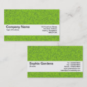 Textielband V2 - Groene marmer Visitekaartje (Voorkant / Achterkant)