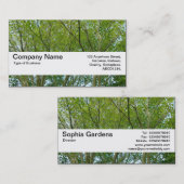 Textielband V2 - Japanse map Visitekaartje (Voorkant / Achterkant)