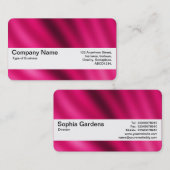 Textielband V2 - Krimgradiënt Visitekaartje (Voorkant / Achterkant)