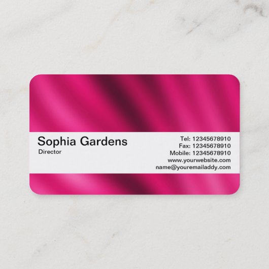 Textielband V2 - Krimgradiënt Visitekaartje (Achterkant)