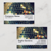 Textielband V2 - Mirror Ball Visitekaartje (Voorkant / Achterkant)