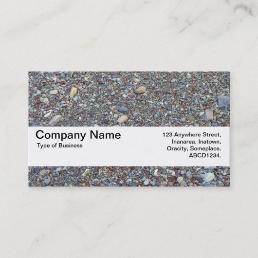 Textielband V2 — Pebble Beach Visitekaartje (Voorkant)