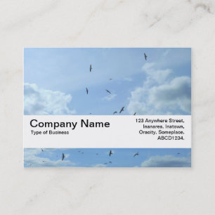 Textielband V2 — Sky en zeegarens Visitekaartje