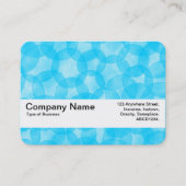 Textielband V2 - Waterverf spots - Sky Blue Visitekaartje (Voorkant)