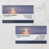 Textielband V2 - Zonnestijging/Zonnebrand Visitekaartje (Voorkant / Achterkant)