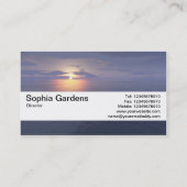 Textielband V2 - Zonnestijging/Zonnebrand Visitekaartje (Achterkant)