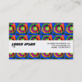 Textielband - ze zeggen dat de zon zingt visitekaartje (Achterkant)