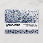 Textielband - zeepijpsoorten visitekaartje (Achterkant)