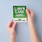 Textielbekleding van grassen voor grassen flyer (Hand)