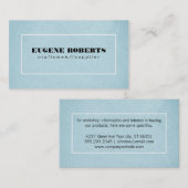 Textielblauw/rand Visitekaartje (Voorkant / Achterkant)