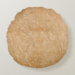 Textieldoek, verfstijl textiel rond kussen
