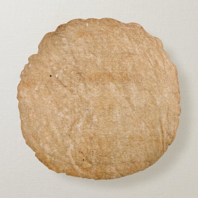 Textieldoek, verfstijl textiel rond kussen (Voorkant)