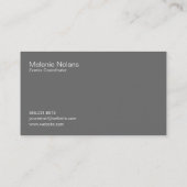 Textielgradiënt (confetti) visitekaartje (Achterkant)