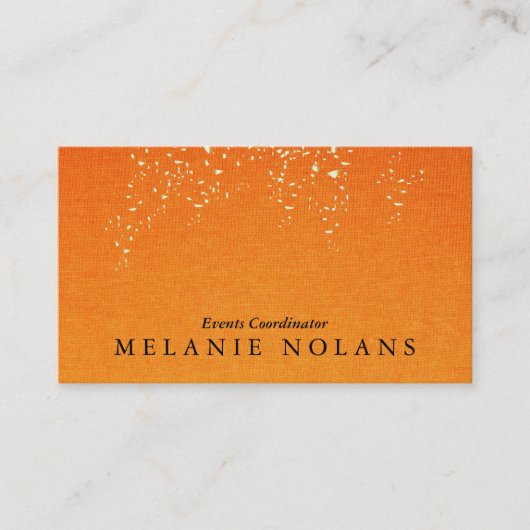 Textielgradiënt (confetti) visitekaartje (Voorkant)