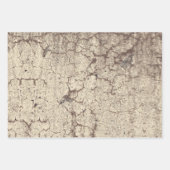 Textielgrunge Light Beige Rustic  Antiek Inpakpapier Vel (Voorkant 2)