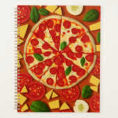 Textielkaas abstracte koele tomaat voor levensmidd planner (Voorkant)