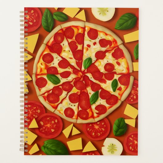 Textielkaas abstracte koele tomaat voor levensmidd planner (Voorkant)