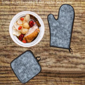 Textielkorrels Ovenwant & Pannenlap Set