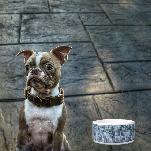 Textielkorrels Voerbakje (This Textile Grays Pet Dish makes a great gift for your pet!)