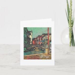 Textielkunst Venetië Notecard Kaart
