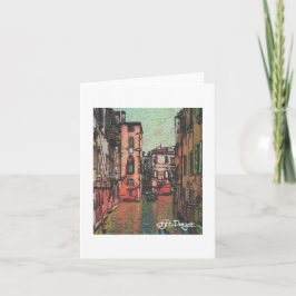 Textielkunst Venetië Notecard Kaart