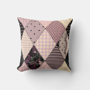 Textiellingerie: Patchwork  Patroon Kussen