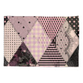Textiellingerie: Patchwork  Patroon Kussensloop (Achterkant)