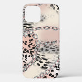 Textielluipaard: bloemenkettingpatroon. Case-Mate iPhone case (Achterkant)