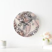 Textielluipaard: bloemenkettingpatroon. grote klok (Huis)