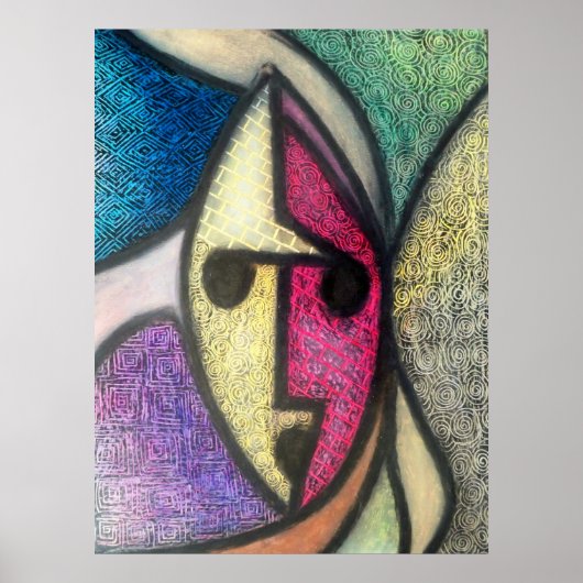 Textielmasker Poster (Voorkant)