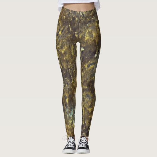 Textielmengsel van ruwe vlekken en vuil en "regen" leggings (Voorkant)