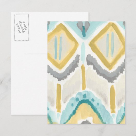 Textielonderdruk II Briefkaart (Voorkant / Achterkant)