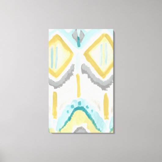 Textielonderdruk II Canvas Afdruk (Voorkant)