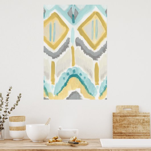 Textielonderdruk II Poster (Keuken)